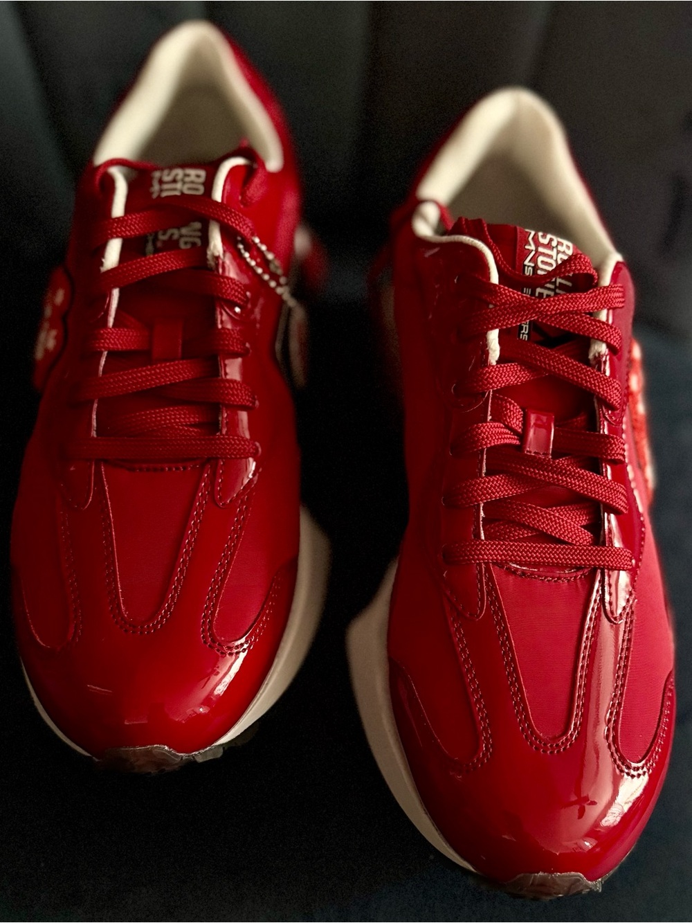 Skechers x Rolling Stones Lick Red Upper Cut Neo Jogger Sneakers Size 10 - Picture 6 of 14